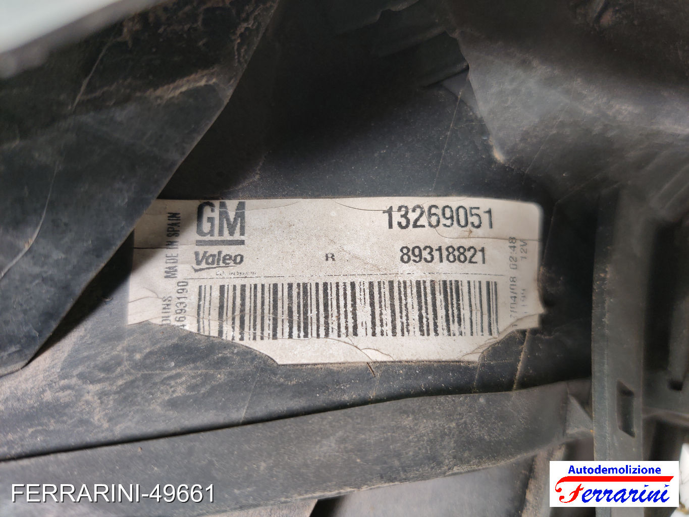 Fanalino Stop Posteriore OPEL CORSA D S07 2006-2014 destro, dx 13269051 8