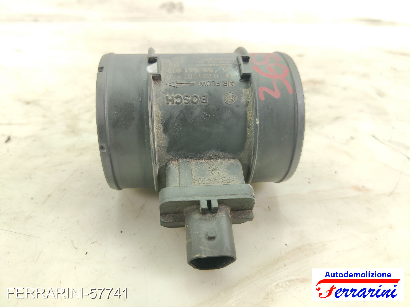 Debimetro OPEL MERIVA B S10 1.4 LPG 2011-2017 13262124, 95529940, 08360009