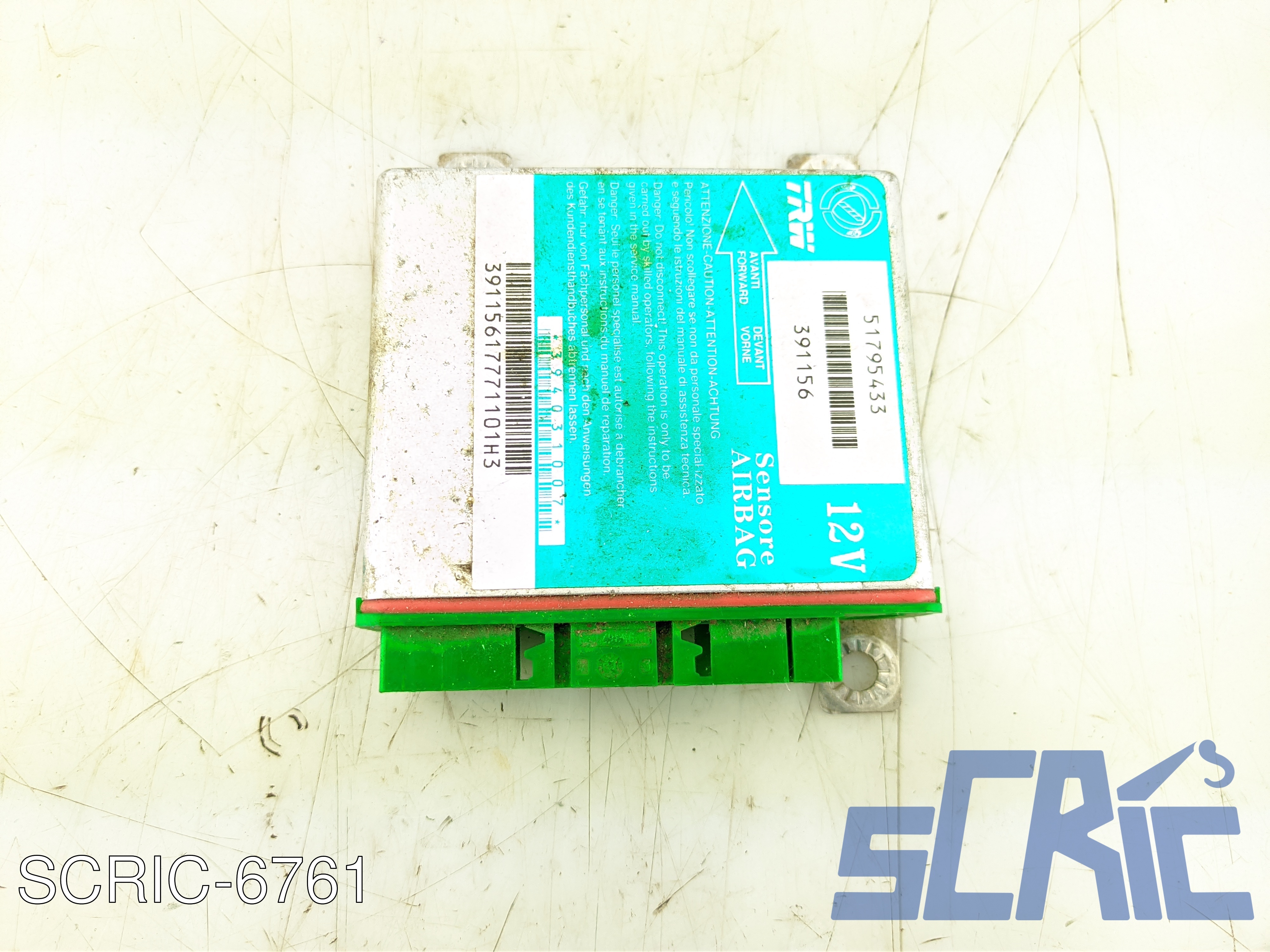 Centralina Airbag FIAT GRANDE PUNTO 199 2005-2013 51795433, 394031007, 391156