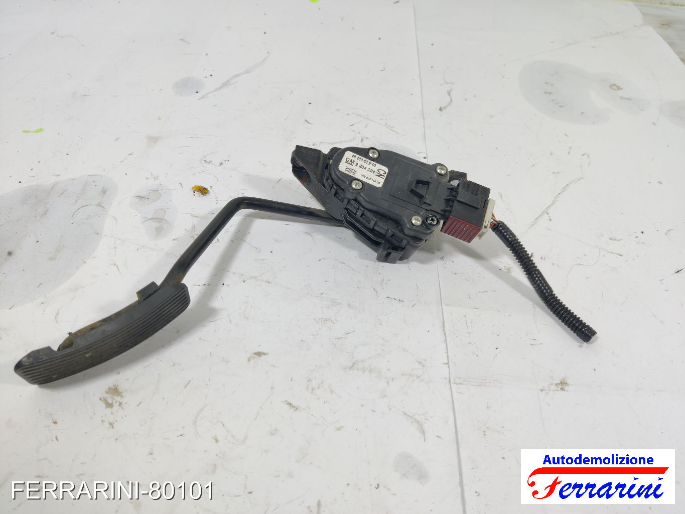 Pedale Acceleratore OPEL AGILA A H00 1.3 CDTI 2003-2007 9204284, 4940083E50