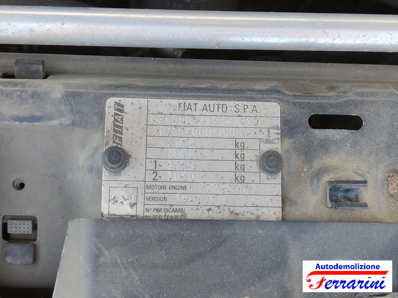 Fiat Croma 194 1.9 D MULTIJET 150CV 2005-2011