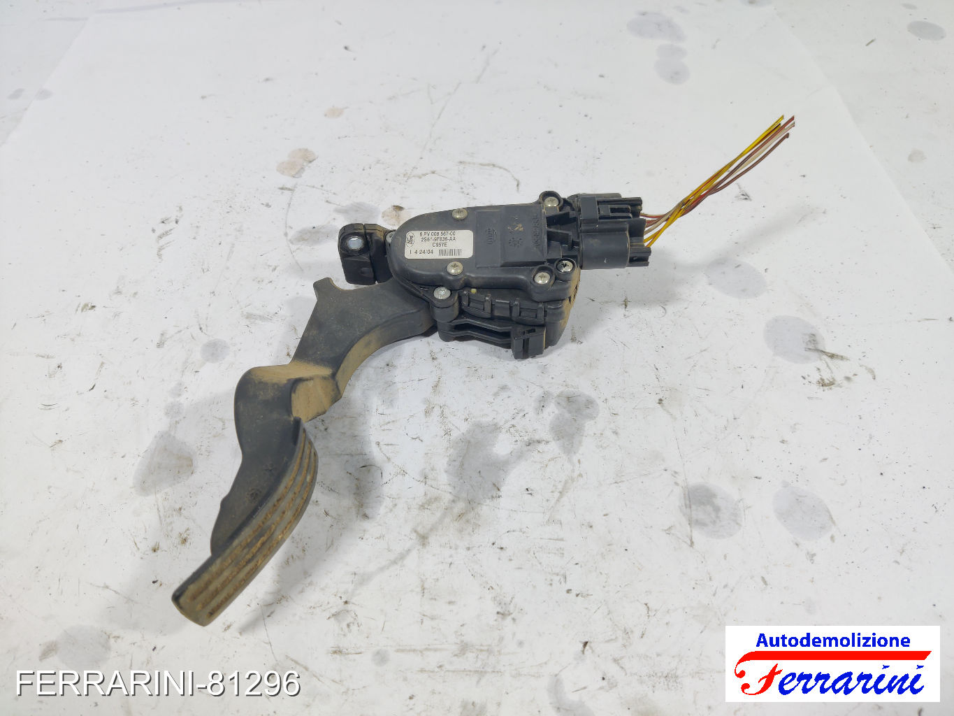 Pedale Acceleratore FORD FIESTA 5 JD, JH 1.4 TDCI 2001-2008 8