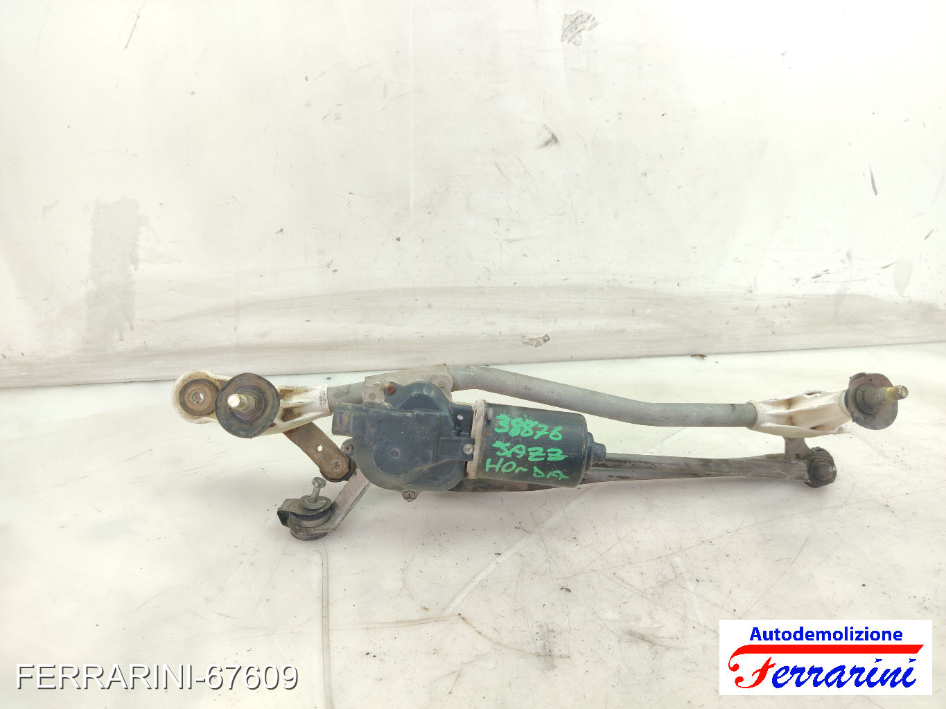 Spazzacqua Motorino Tergicristallo HONDA JAZZ 2 GD, GE2, GE3 2002-2008 anteriore 10