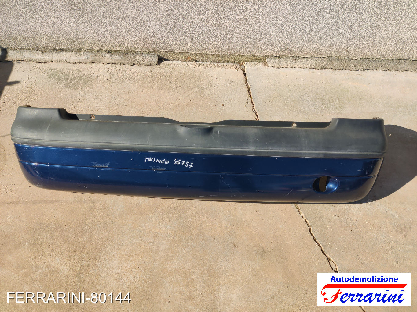 Paraurti RENAULT TWINGO 1 C06 1996-2007 Retro 7700420919, 7700823765, 7701471467