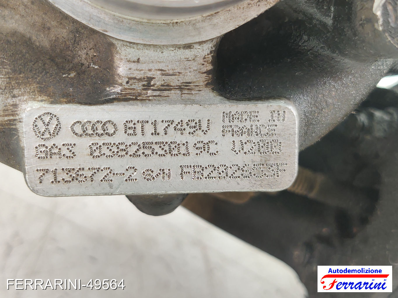 Turbina VW GOLF 4 1J1 1.9 TDI 1997-2004 038253019C