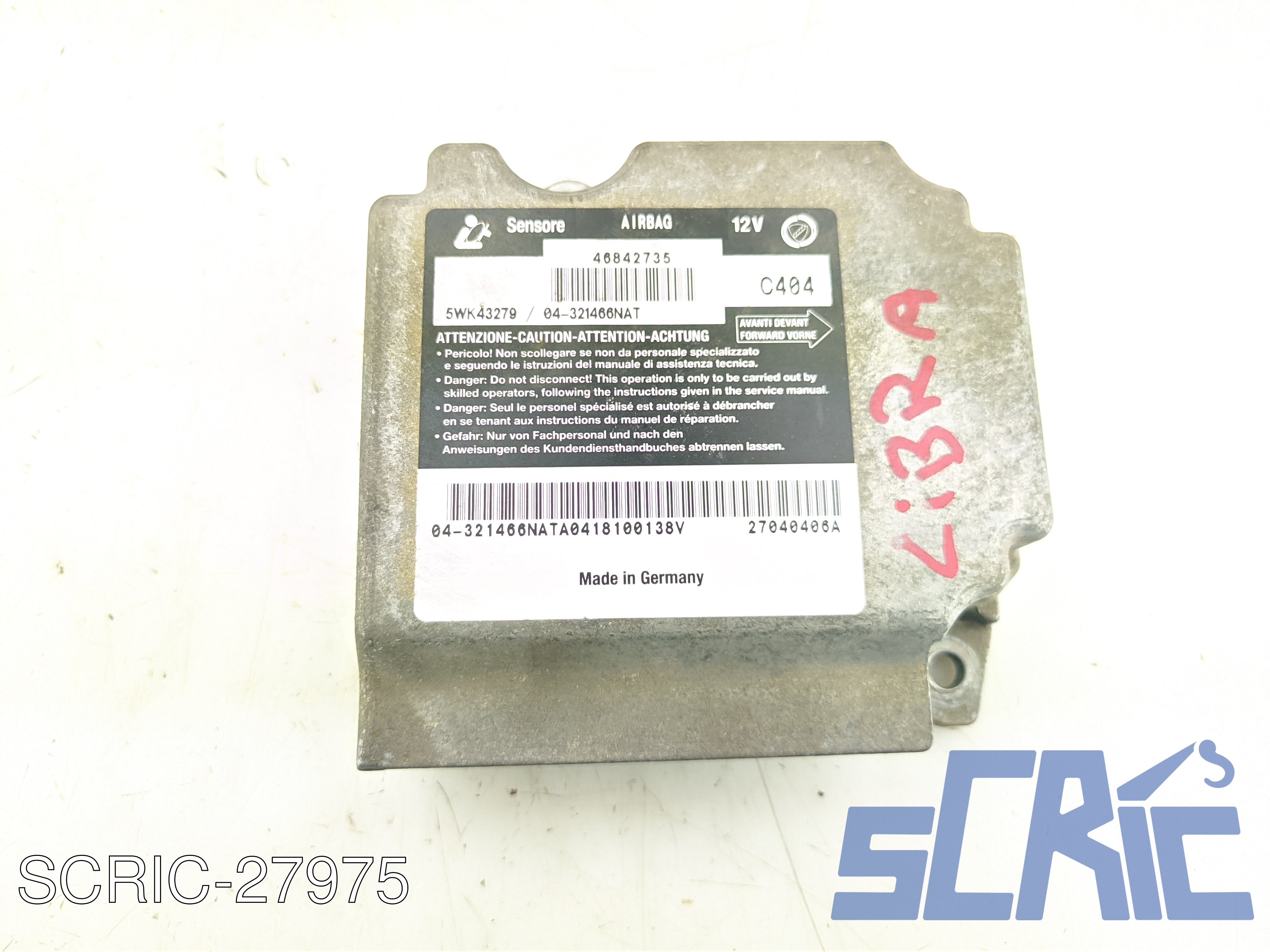 Centralina Airbag LANCIA LYBRA SW 839 1999-2001 46842735, 46842735, 46842735