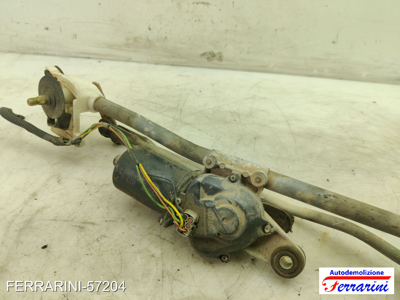 Spazzacqua Motorino Tergicristallo NISSAN MICRA 3 K12 2003-2010 anteriore