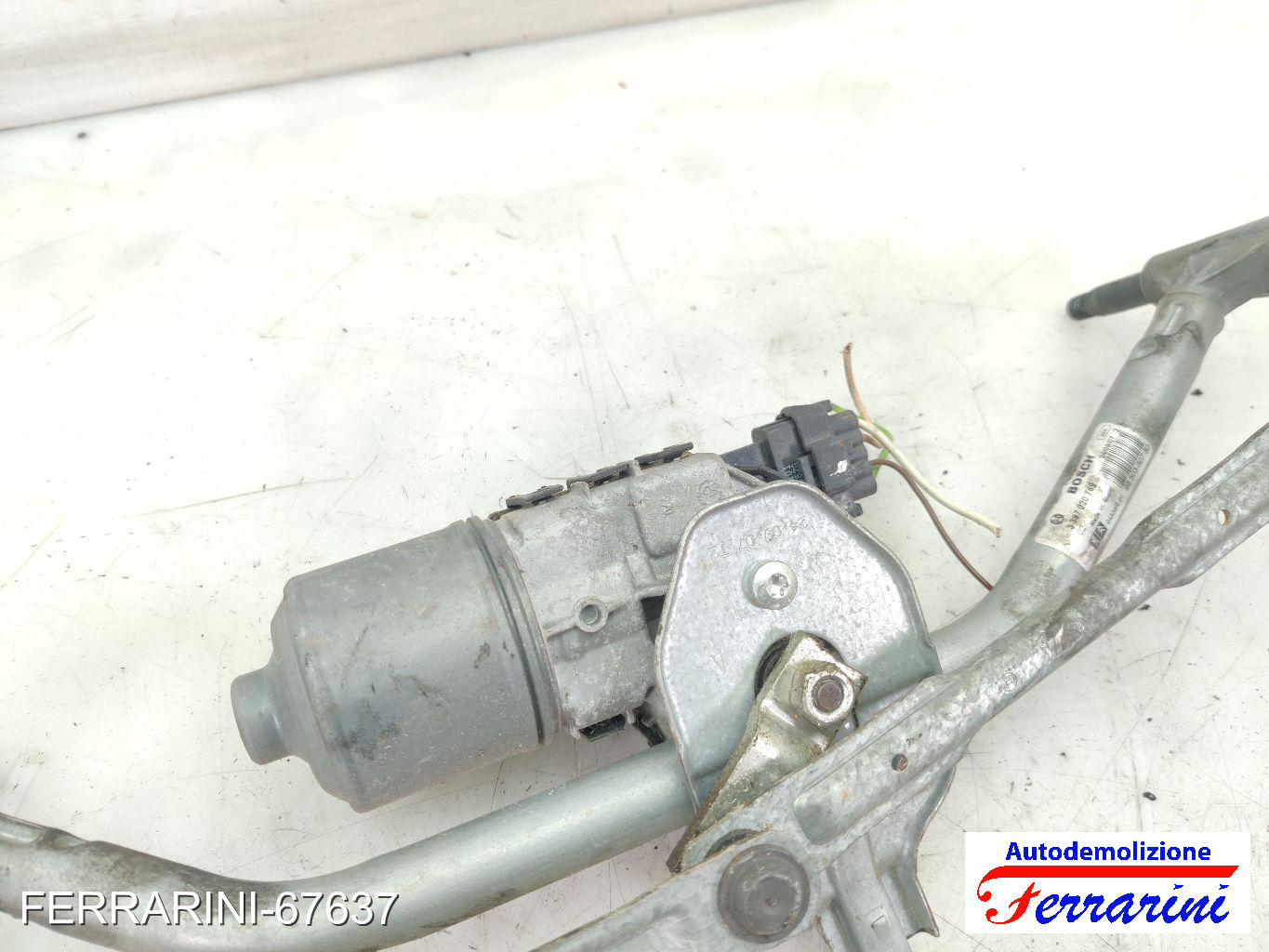 Spazzacqua Motorino Tergicristallo PEUGEOT 207 SW WK 2007-2012 anteriore