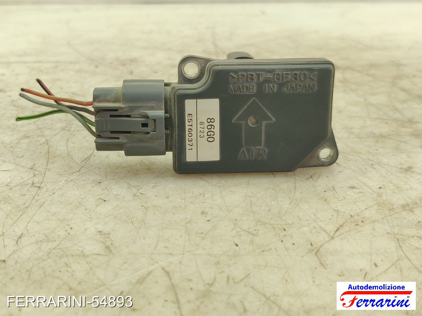 Debimetro OPEL AGILA B H08 1.0 2008-2011 E5T60371, 86G08723, 86G09402
