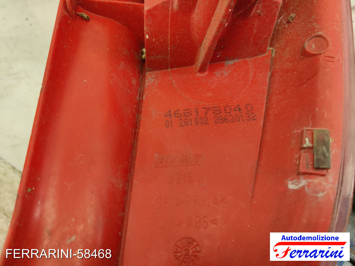 Fanalino Stop Posteriore FIAT PUNTO 188 2001-2012 sinistro, sx 468178040