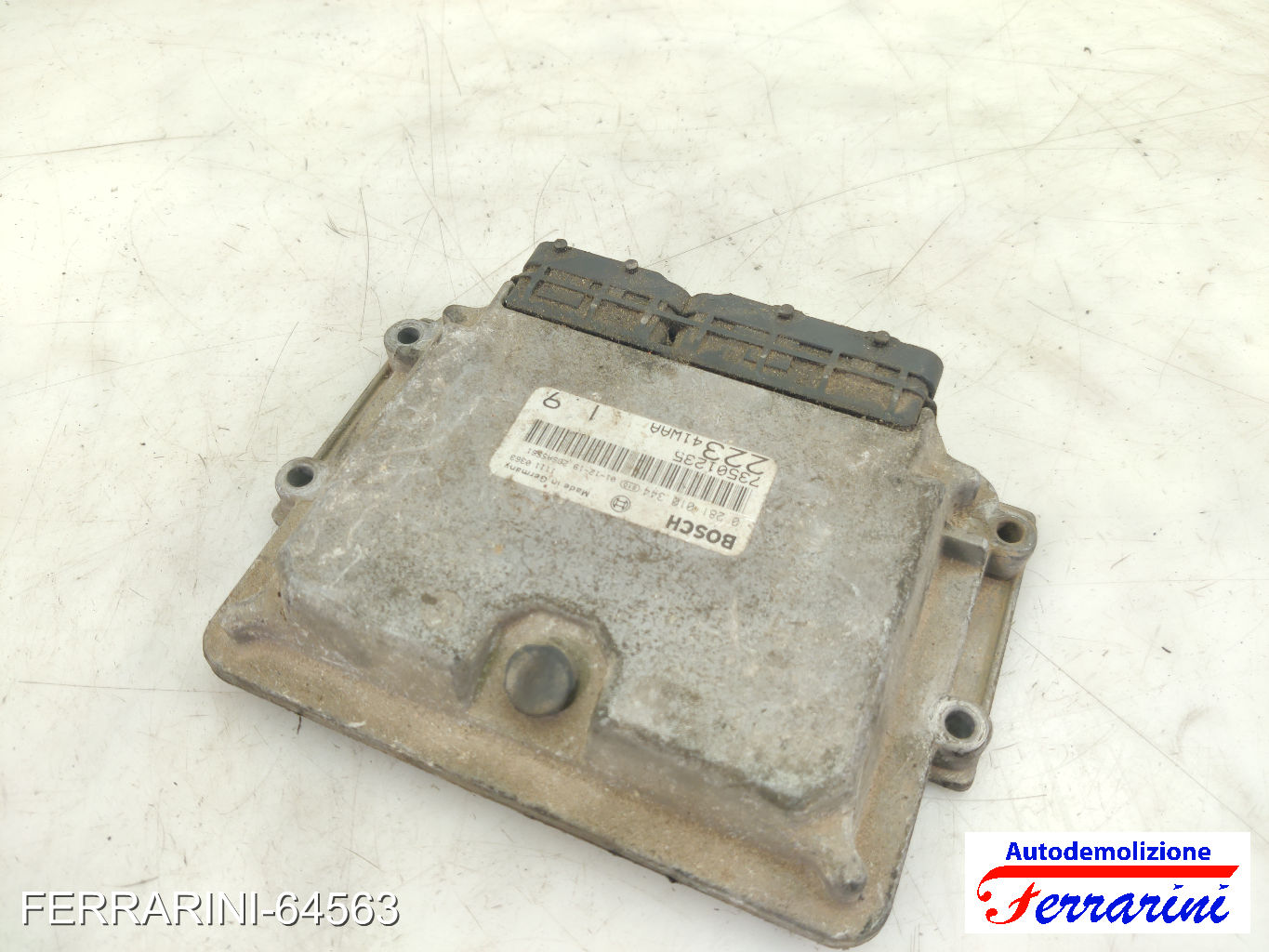 Centralina Motore FIAT DOBLO 223 1.9 JTD 2001-2023 73501235, 0281010344
