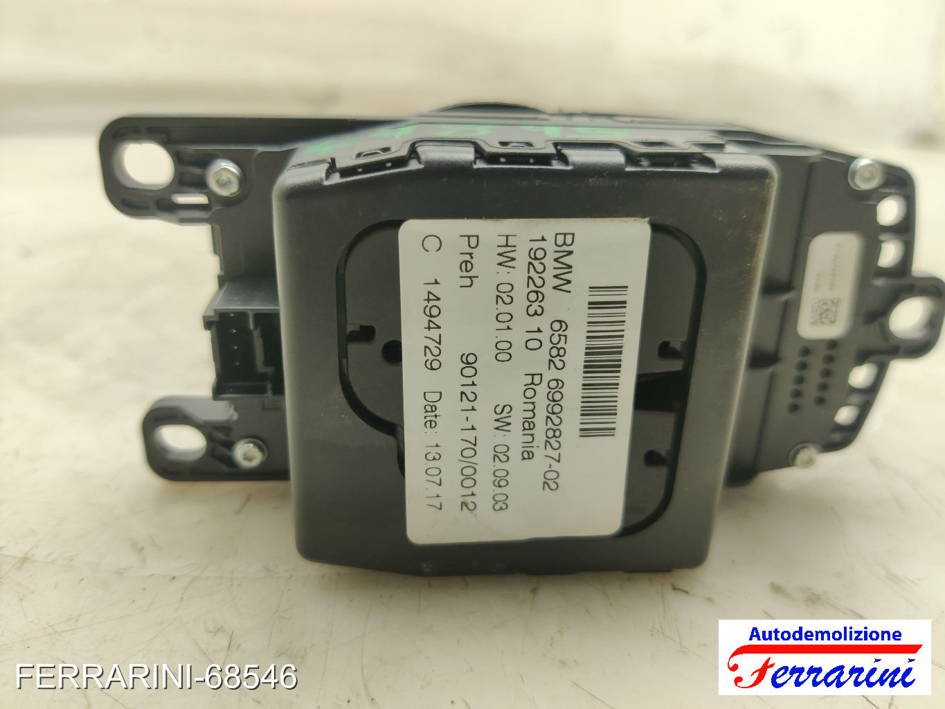 idrive comando navigatore BMW X1 F48 2015-2023 65826992827, 19226310, C1494729 8