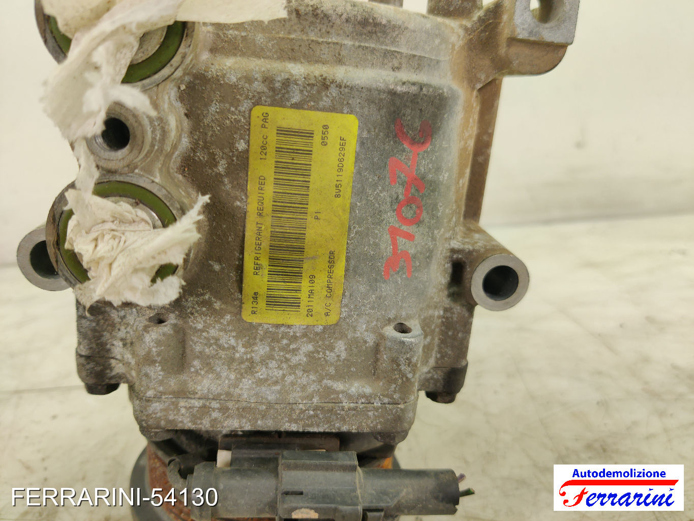 Compressore Clima FORD FIESTA 6 CB1, CCN 1.4 2008-2012 8V5119D629EF, 1521938