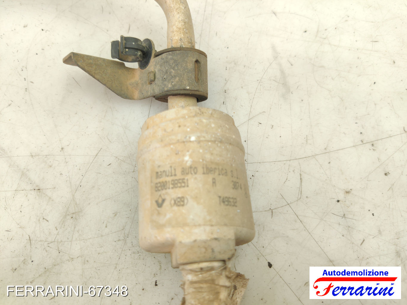 Tubo Clima RENAULT KANGOO KC0/1 1.5 DCI 2001-2007 8200198551, 6200198551