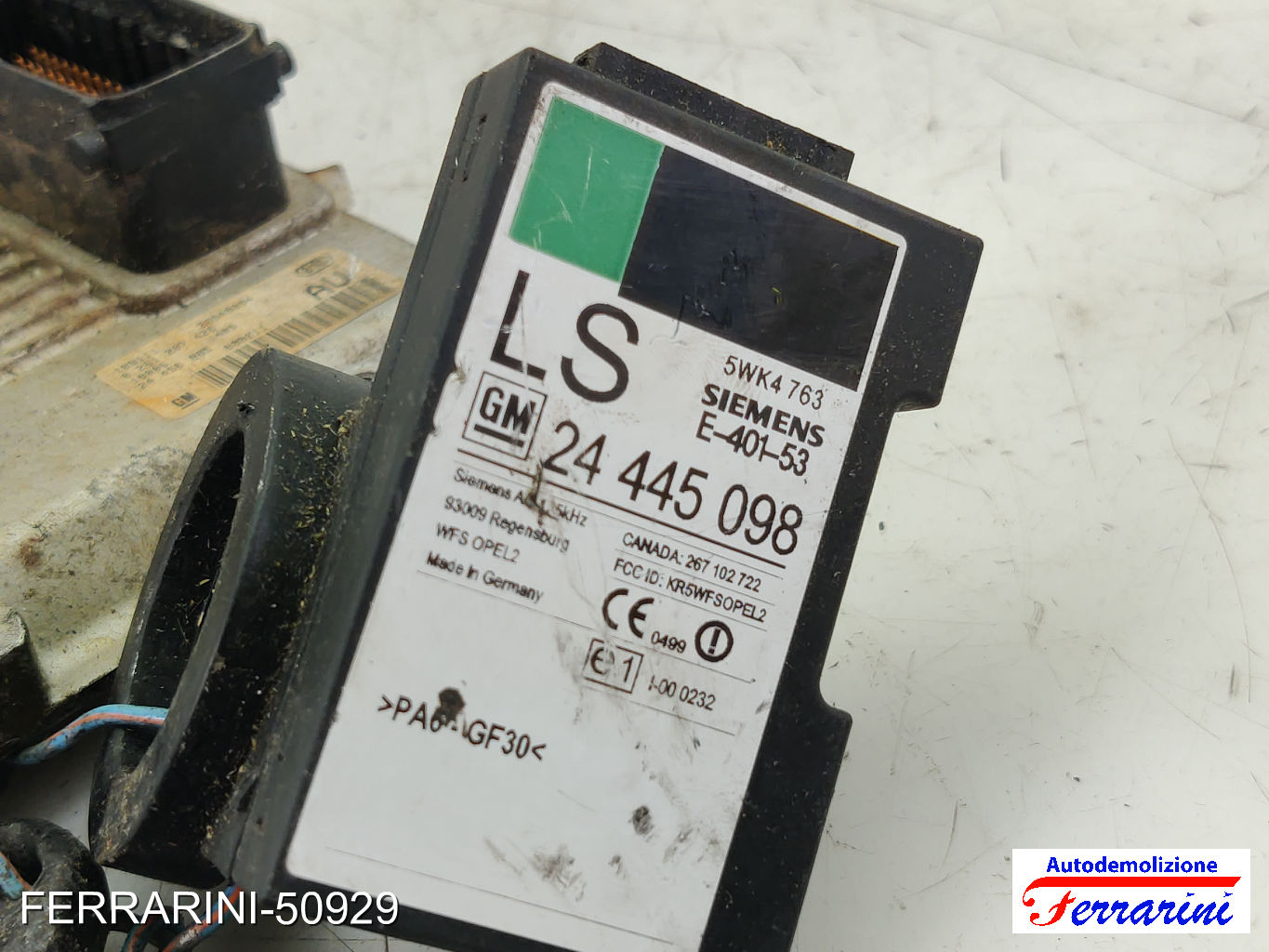 Kit Accensione OPEL AGILA A H00 1.2 16V 2000-2007 0261207426, 189111 7
