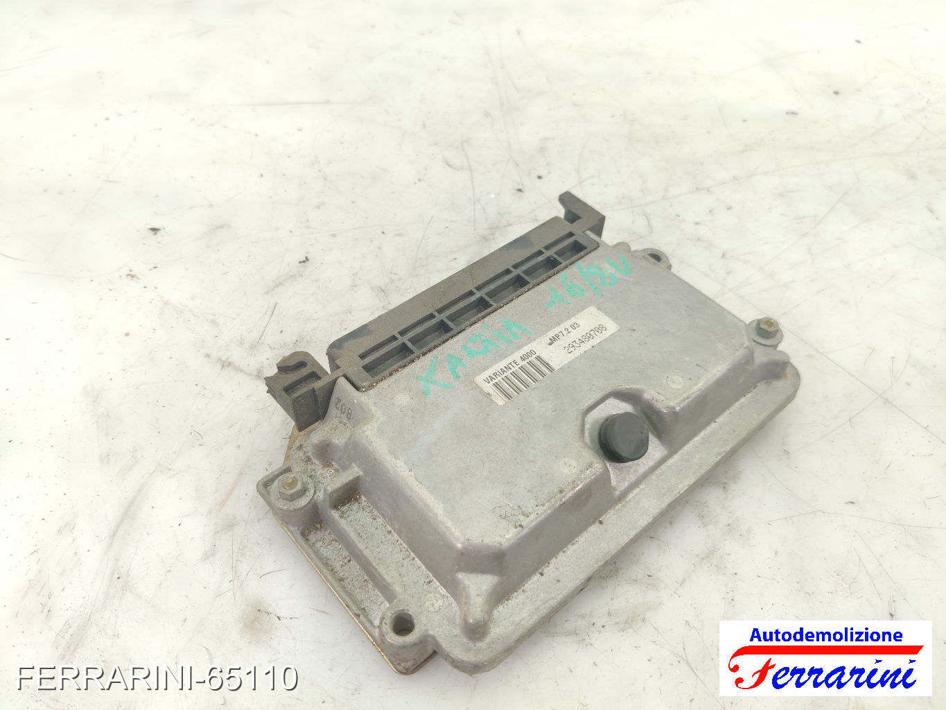 Centralina Motore CITROEN SAXO S0, S1 1.6 1996-2004 9632693880, 0261206214