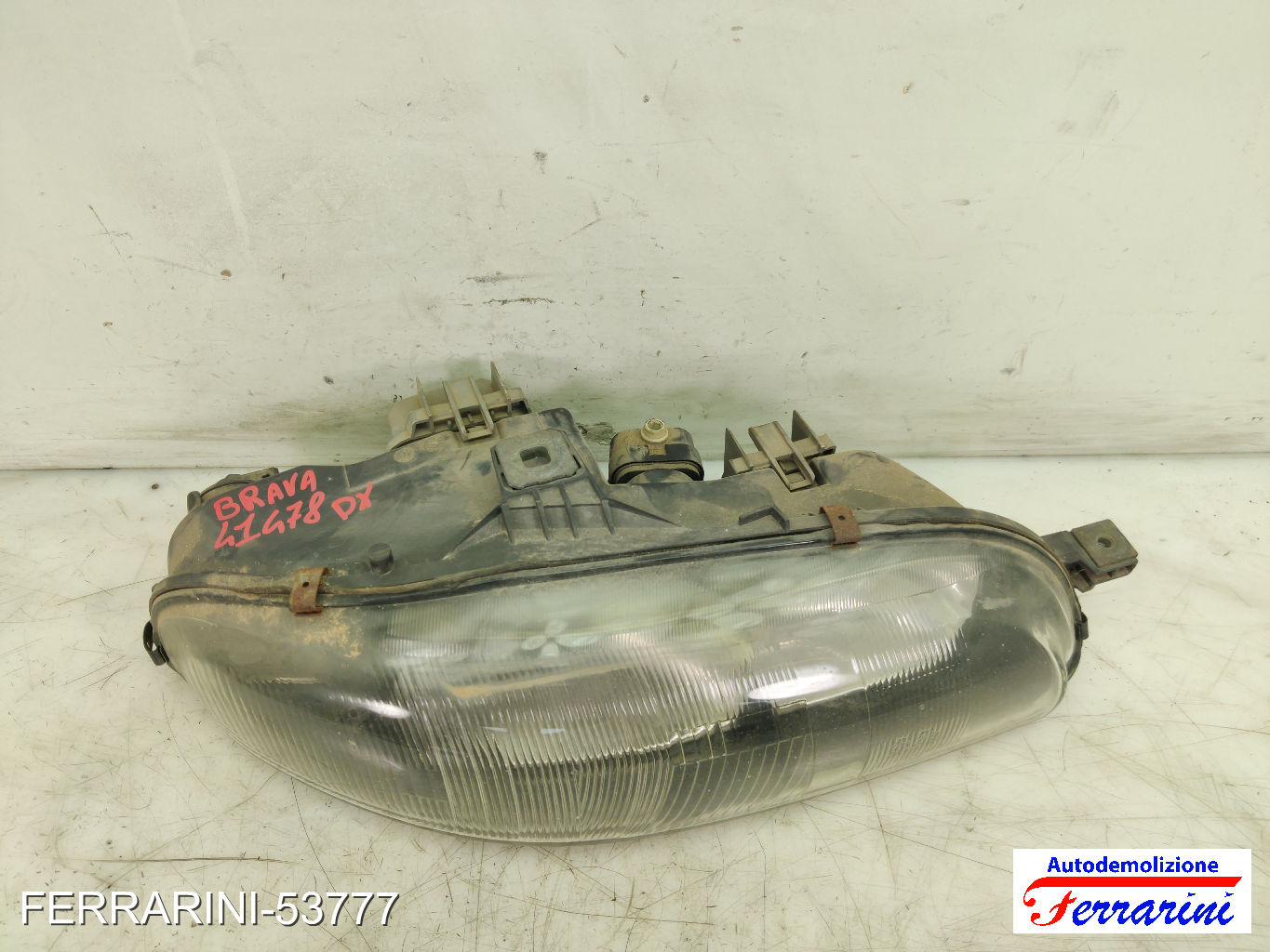 Faro Anteriore FIAT BRAVA 182 2000-2001 destro, dx 46523122, 46523123 11