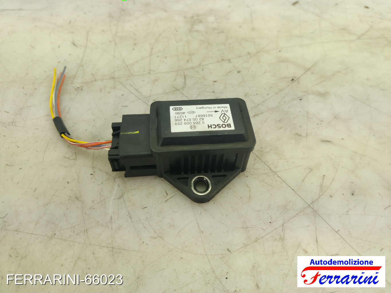 Sensore Imbardata Urto RENAULT MODUS F/JP0 2010-2023 anteriore, frontale