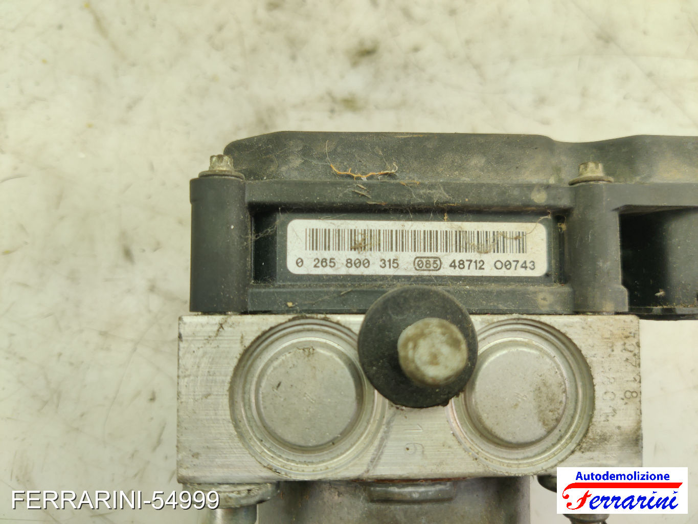 0265800315 0265231331 Centralina Pompa Abs FIAT PUNTO 188 1.3 JTD 16V 2003-2012