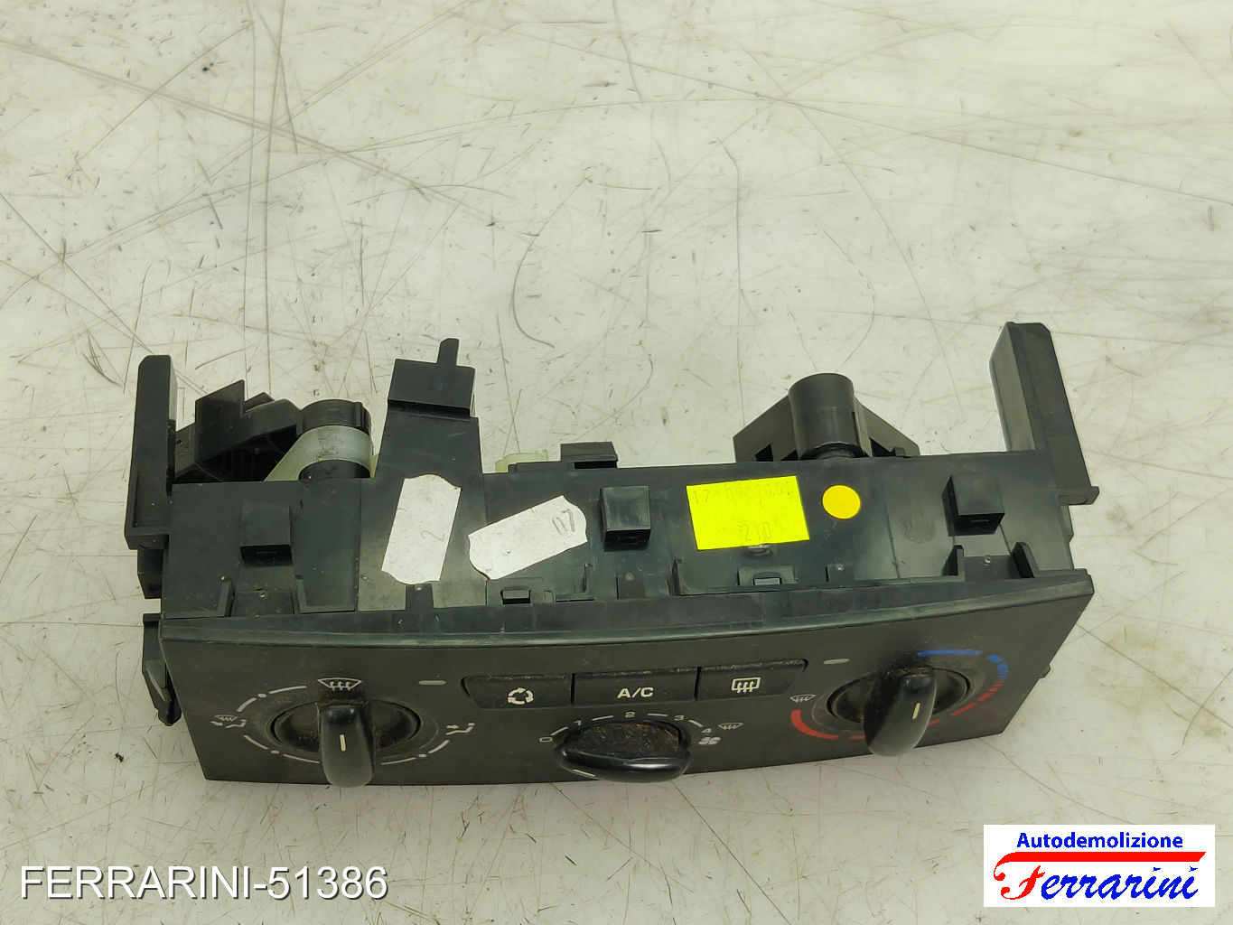 Tastiera Clima PEUGEOT 207 SW WK 2007-2013 anteriore, frontale N102080F 10