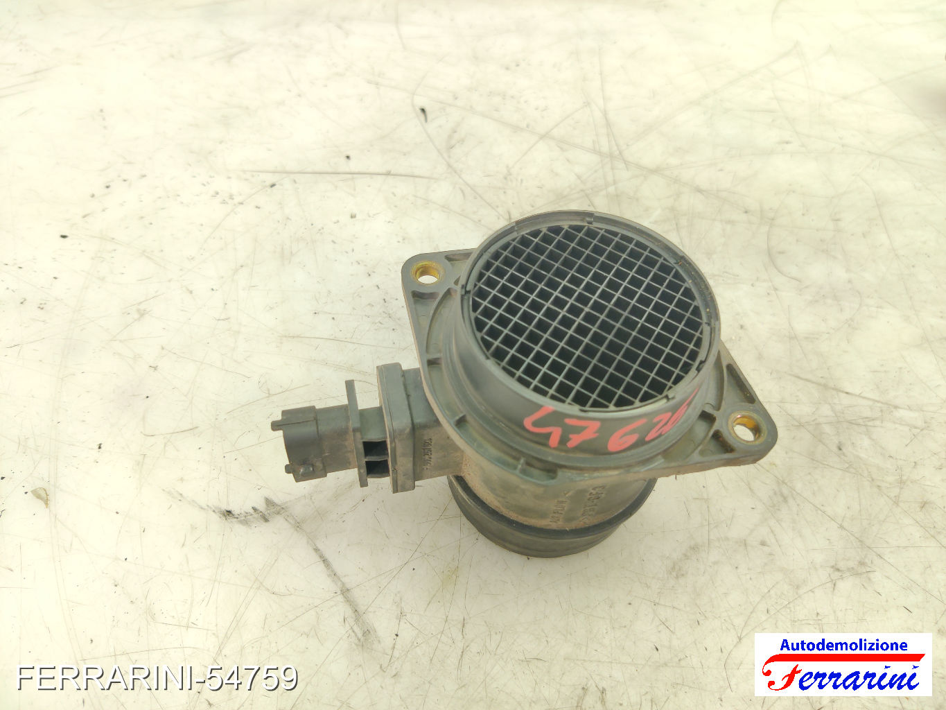 Debimetro LANCIA YPSILON 843 1.3 D MULTIJET 2006-2011 55208546, 51792707 7