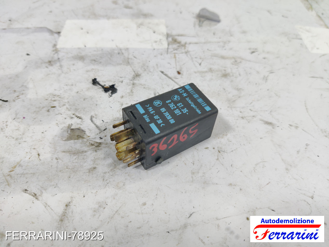 Relè blocco avviamento LK BMW SERIE 3 E36 318I 1993-1998 61358362101, 05393000
