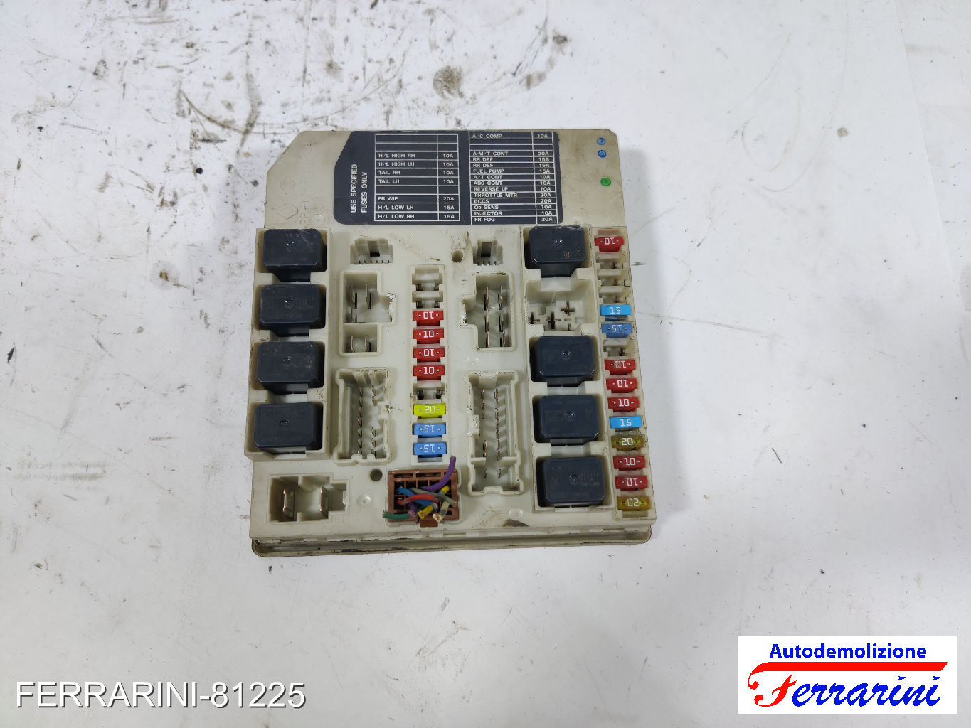 Fusibiliera Scatola Fusibili Body Computer NISSAN MICRA 3 K12 1.5 DCI 2003-2010