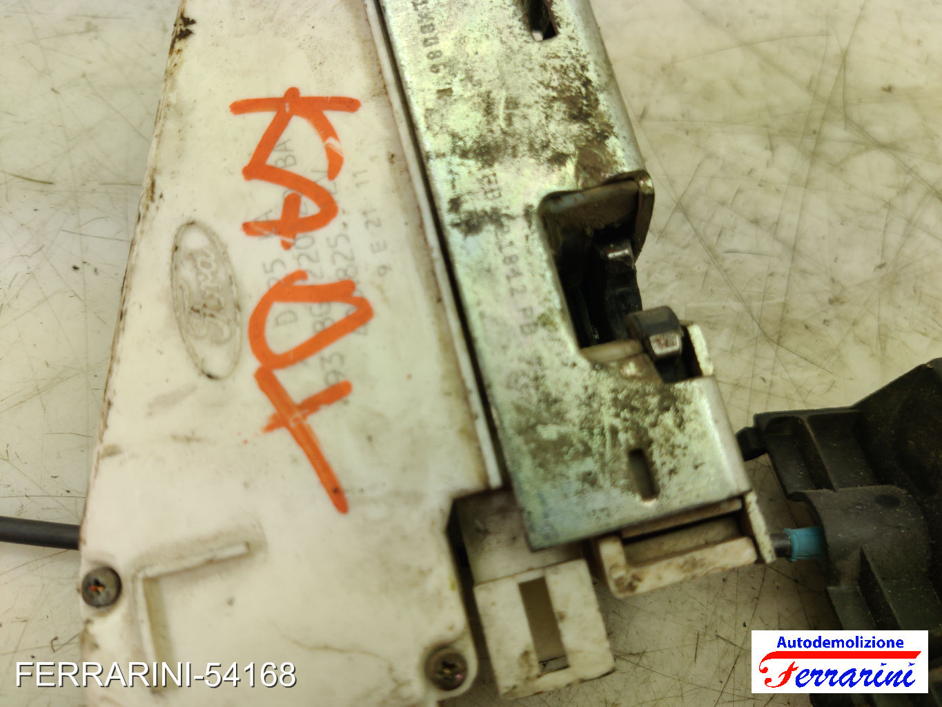 Serratura Porta FORD KA RB 1996-2008 destro, dx, frontale, anteriore 8