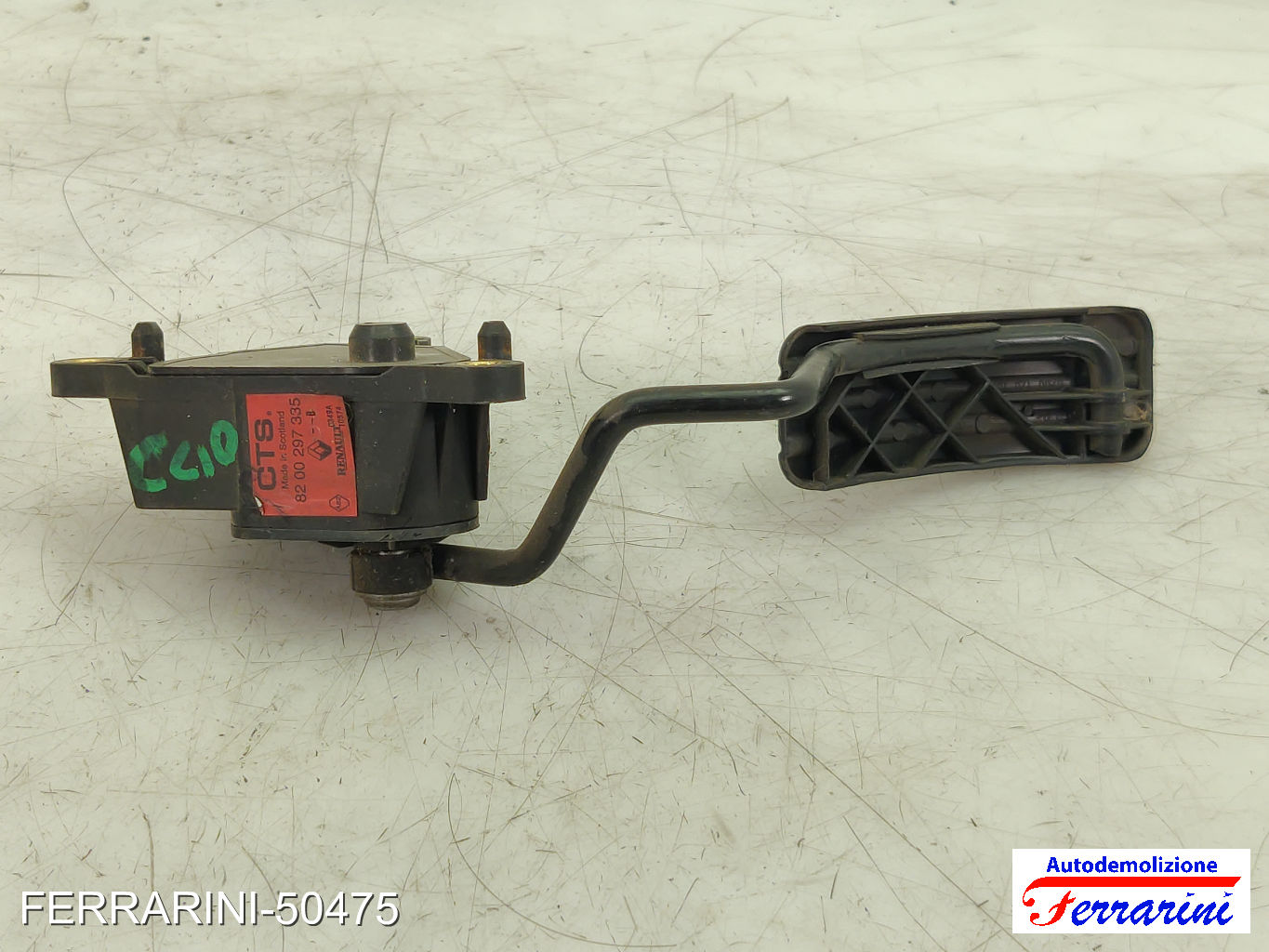 Pedale Acceleratore RENAULT CLIO 3 BR0/1, CR0/1 1.5 DCI 2005-2012 8200297335