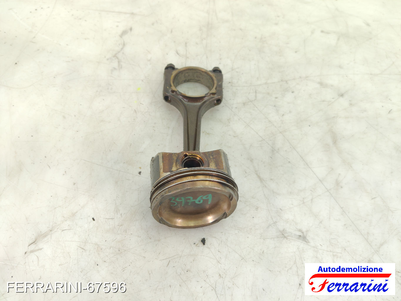 Pistone ALFA ROMEO MITO 955 1.4 TJET 2008-2011 55210597, 55224149, 55235225
