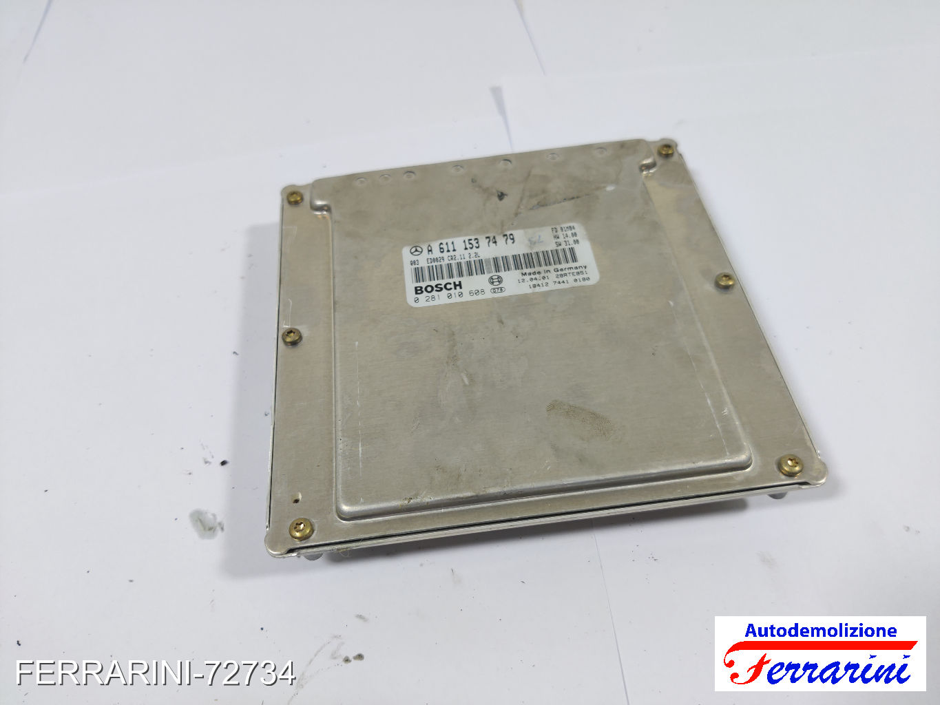 Centralina Motore MERCEDES CLASSE C W203 C 200 CDI 2000-2003 A6111537479