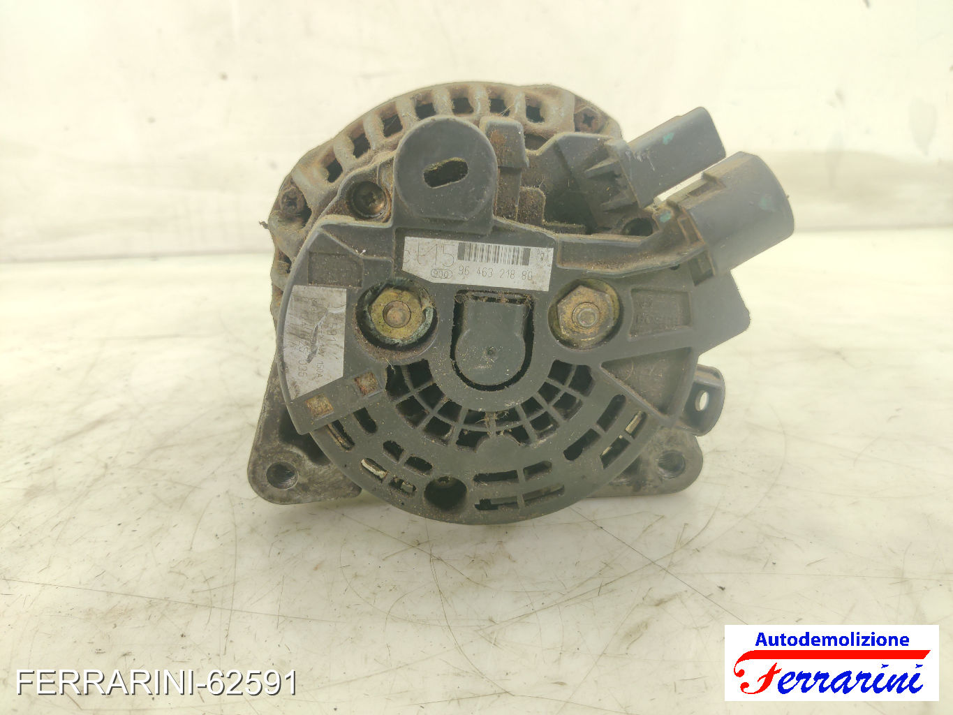 Alternatore CITROEN C3 1 FC, FN 1.6 16V HDI 2005-2009 9646321880, 5705NH