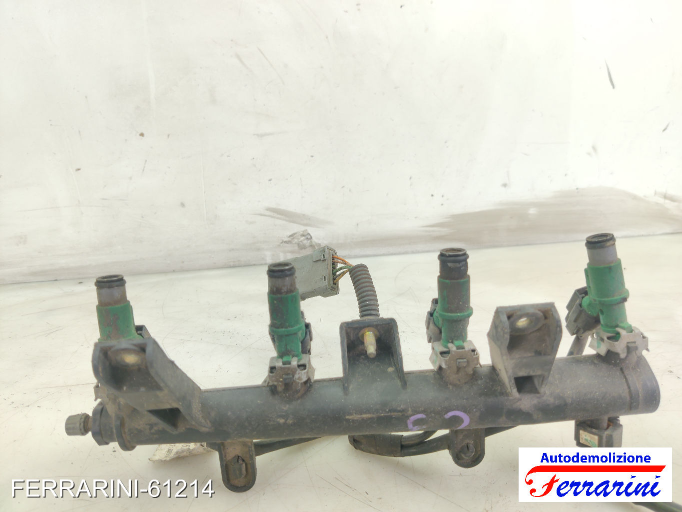 Flauto Iniettori PEUGEOT 1007 KM 1.4 2005-2009 9661675380, AMANGERS09 11