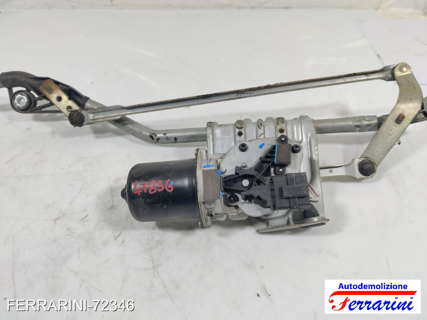 Spazzacqua Motorino Tergicristallo RENAULT SCENIC 2 JM0/1 2005-2008 anteriore 11