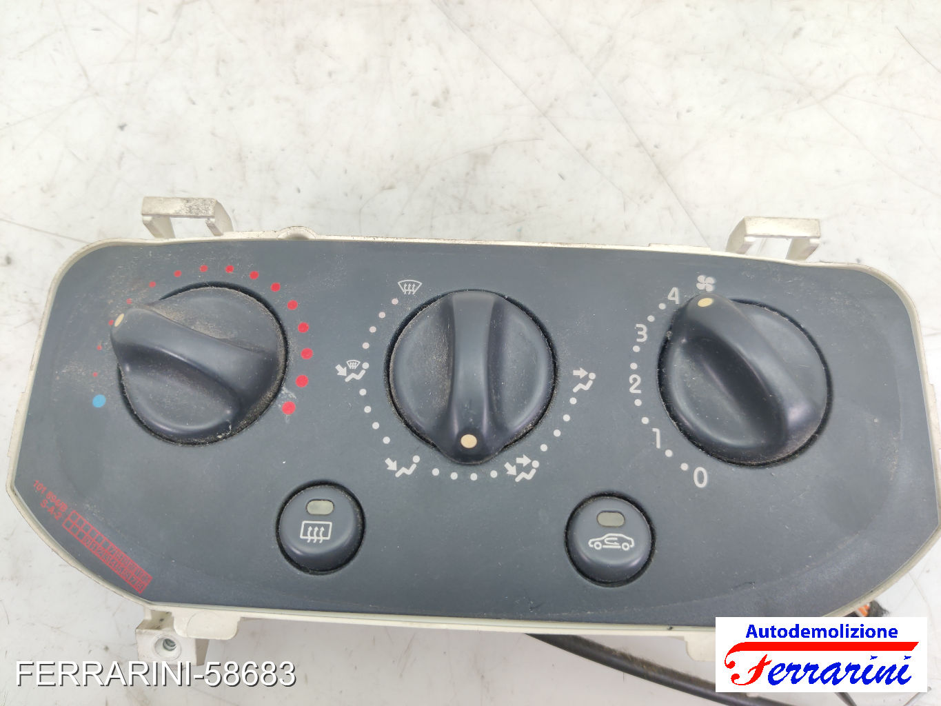 Tastiera Clima RENAULT CLIO 2 BB, CB 1998-2010 anteriore, frontale 1848819005 12