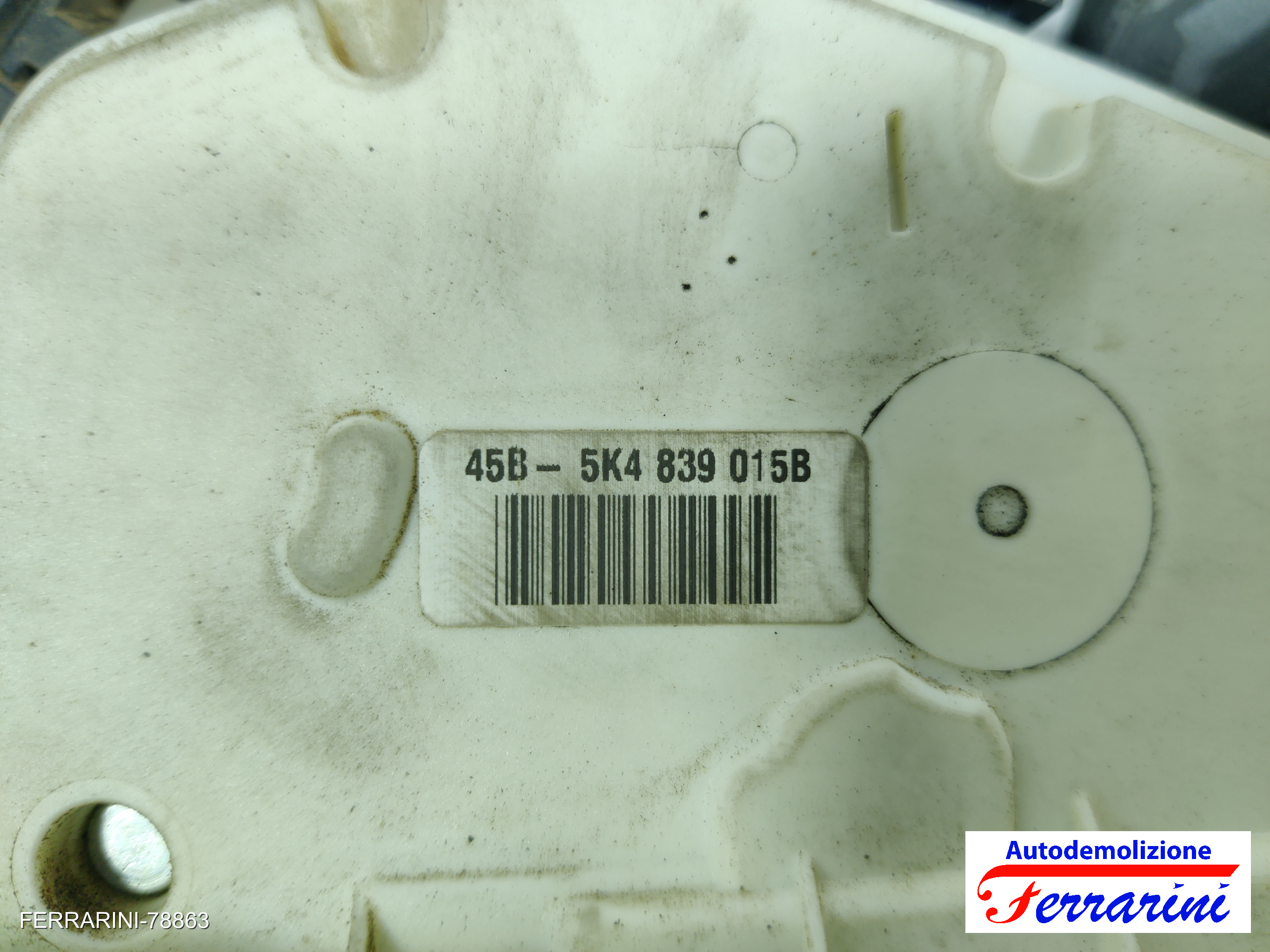 Serratura Porta VW GOLF 6 5K1 2008-2013 sinistro, sx, posteriore, post 8