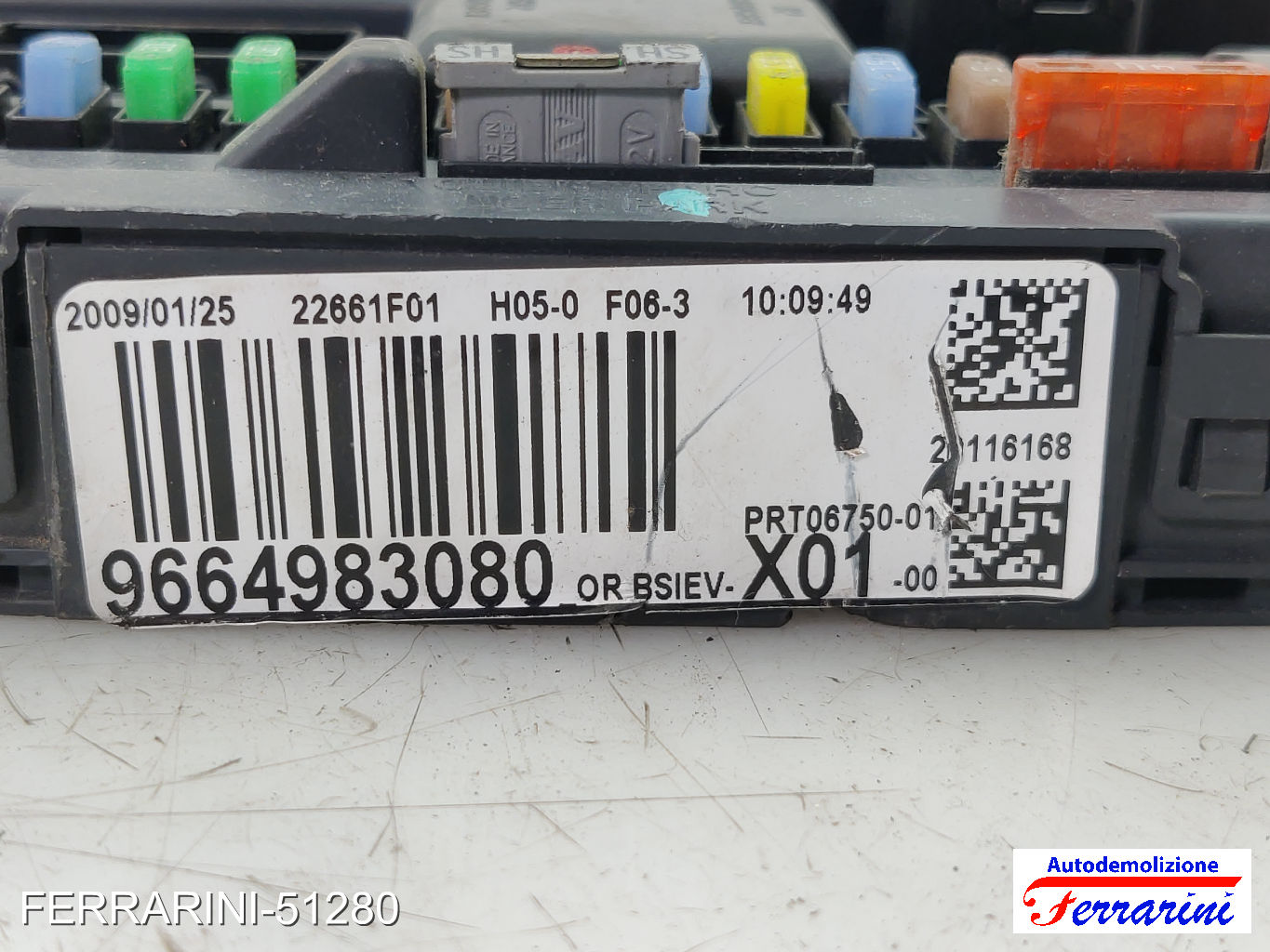 Kit Accensione CITROEN C3 1 FC, FN 1.4 HDI 2002-2009 SW9665424480, HW9651696680