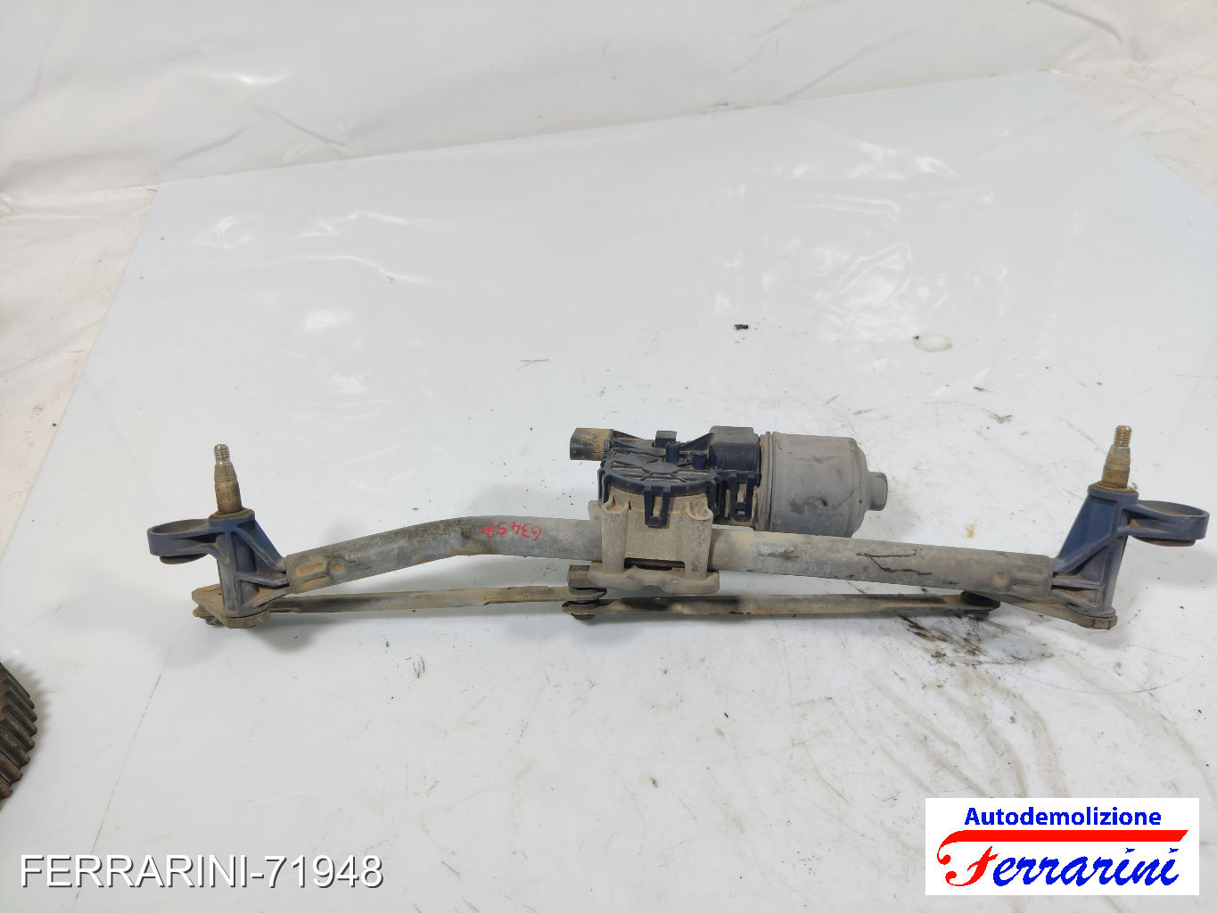 Spazzacqua Motorino Tergicristallo LANCIA YPSILON 843 2003-2011 anteriore 6