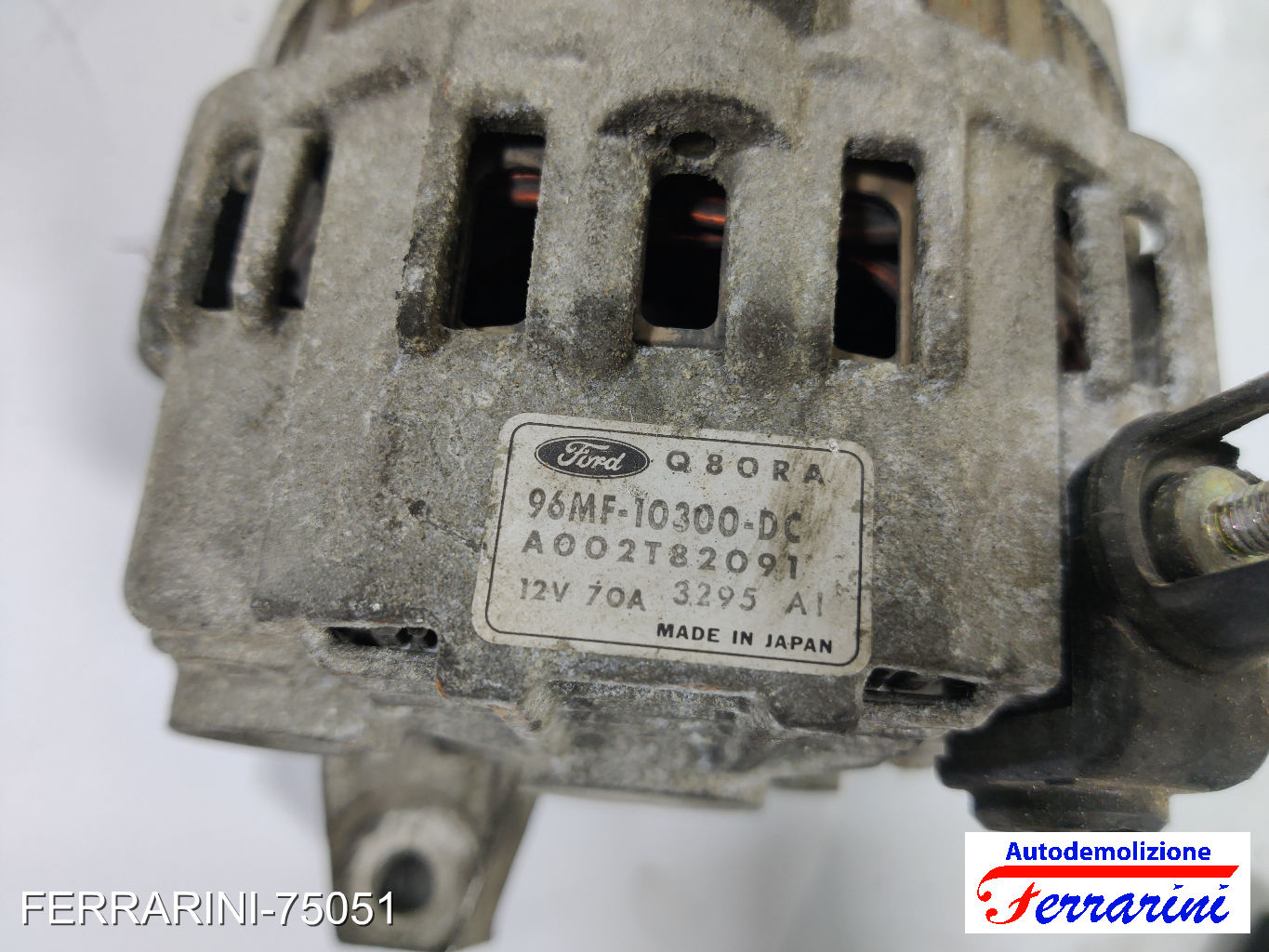 Alternatore FORD FIESTA 4 JA, JB 1.25I 16V 1995-2002 96MF10300DC, A002T82091