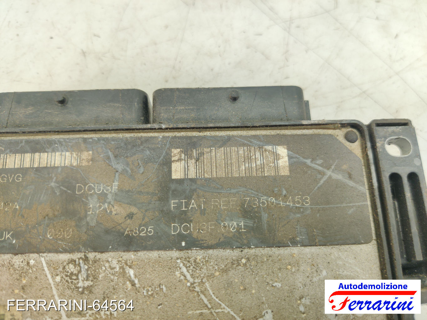 Centralina Motore FIAT PUNTO 188 1.9 DS 60 1999-2012 73501453, R04010042A 7