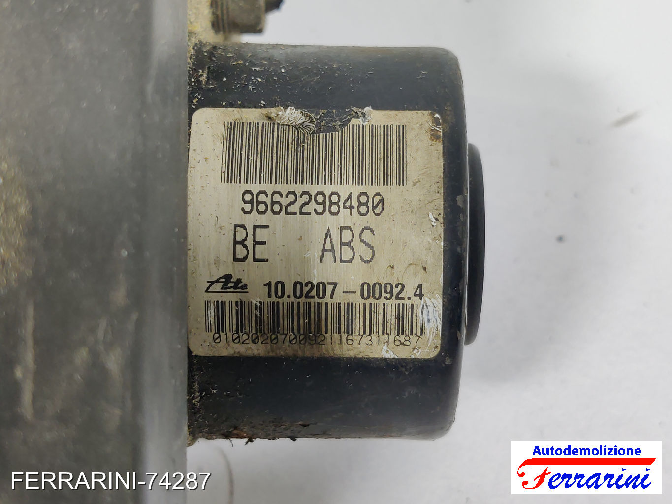 Centralina Pompa Abs CITROEN C3 1 FC, FN 1.1I 2002-2009 9662298480, 10097011443