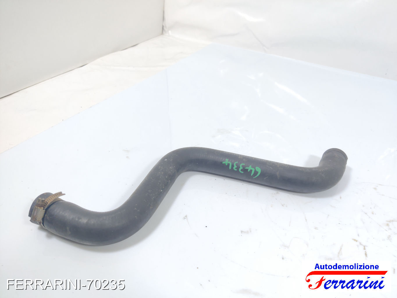 tubo acqua radiatore FIAT PUNTO 188 1.2 60 1999-2010 51713528, 64334, 46543621 8