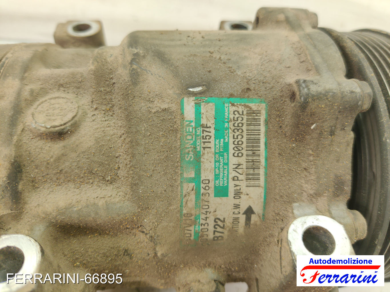 Compressore Clima ALFA ROMEO 147 937 1.9 JTD 2001-2010 60653652, 09034407360 6