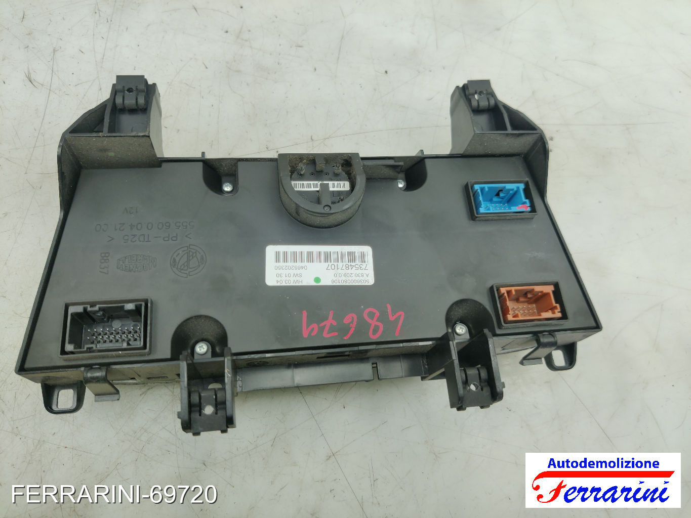 automatico bizona Tastiera Clima LANCIA DELTA 3 844 2008-2014 anteriore 6