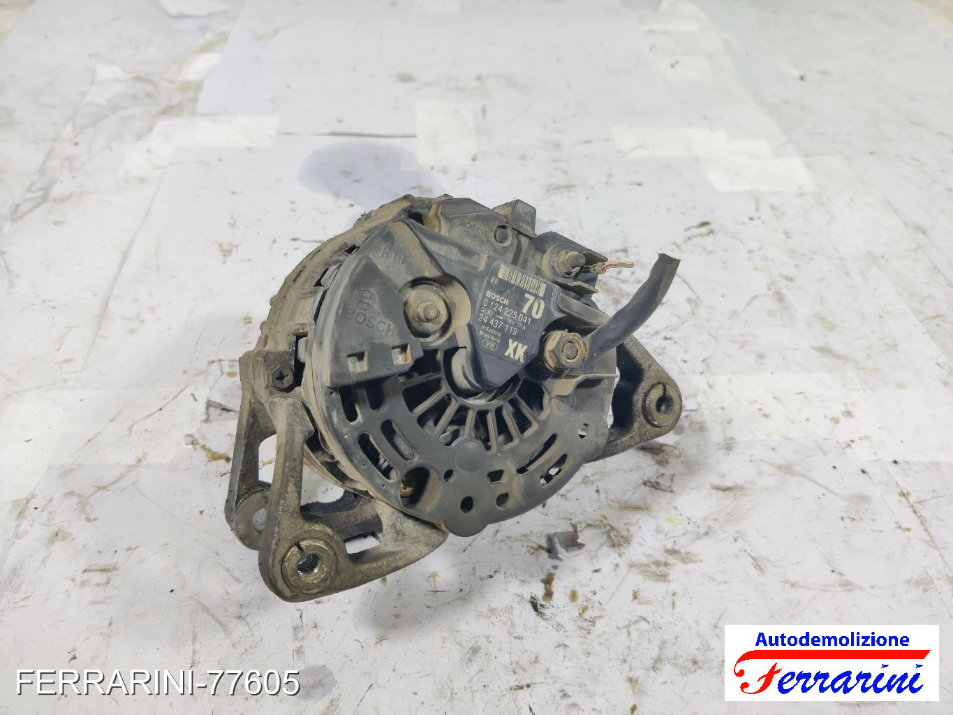 Alternatore OPEL AGILA A H00 1.0 2003-2007 24437119, 0124225041, 6204102