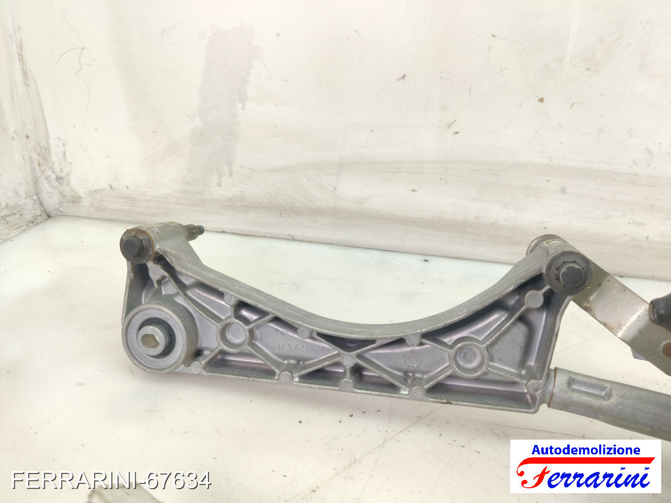 Spazzacqua Motorino Tergicristallo MERCEDES CLASSE C W203 2000-2007 anteriore 7