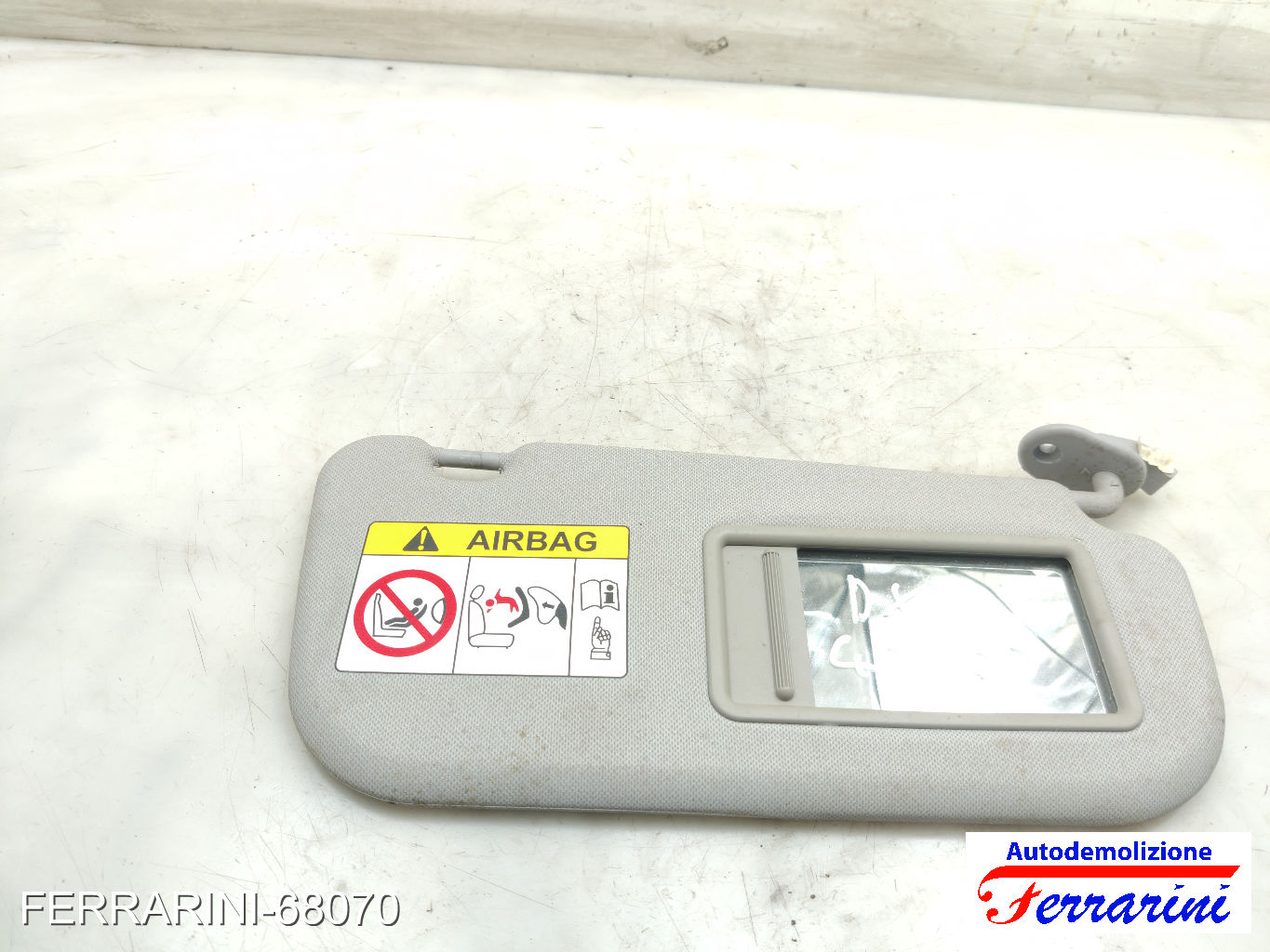 Aletta Parasole HYUNDAI I10 BA, IA 2013-2023 destro, dx 85220K7610NNB 7