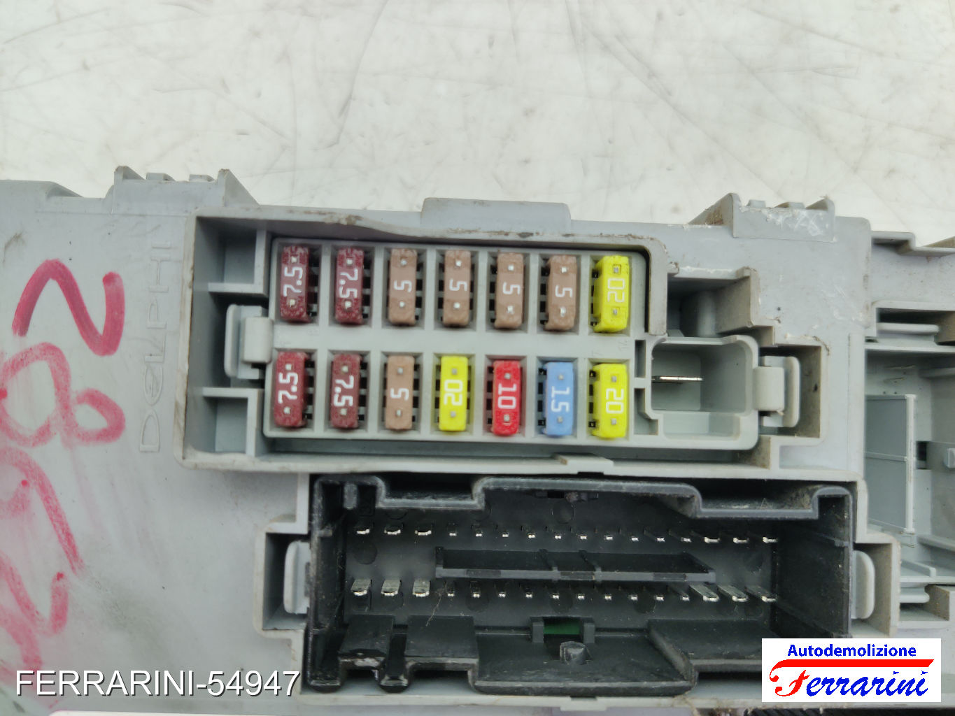 Body Computer CITROEN NEMO AA 1.4 HDI 2008-2010 01364891080, 116RA000013 10