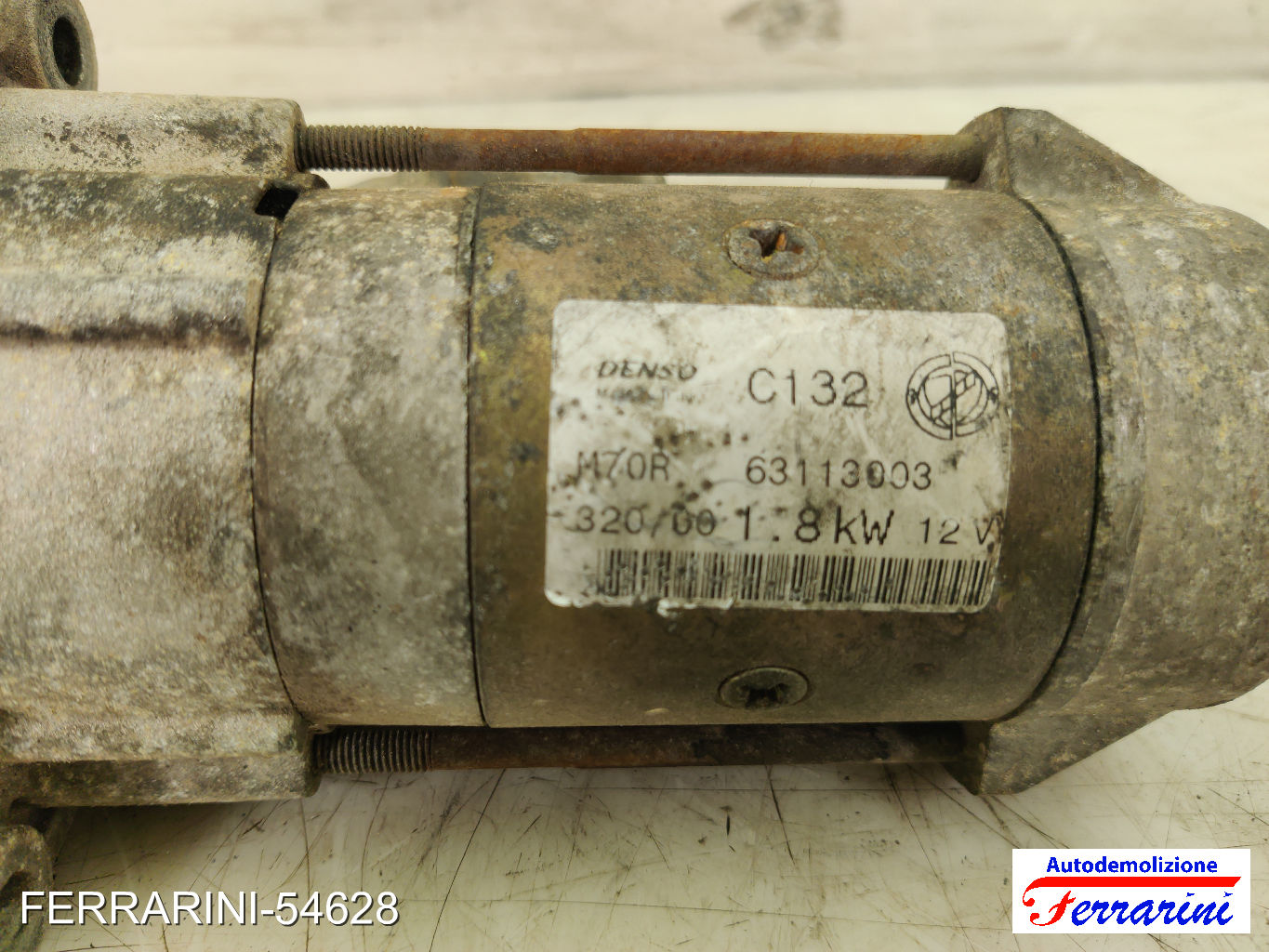 Motorino Avviamento FIAT STILO SW 192 1.9 JTD 2003-2008 46522234, 71719602