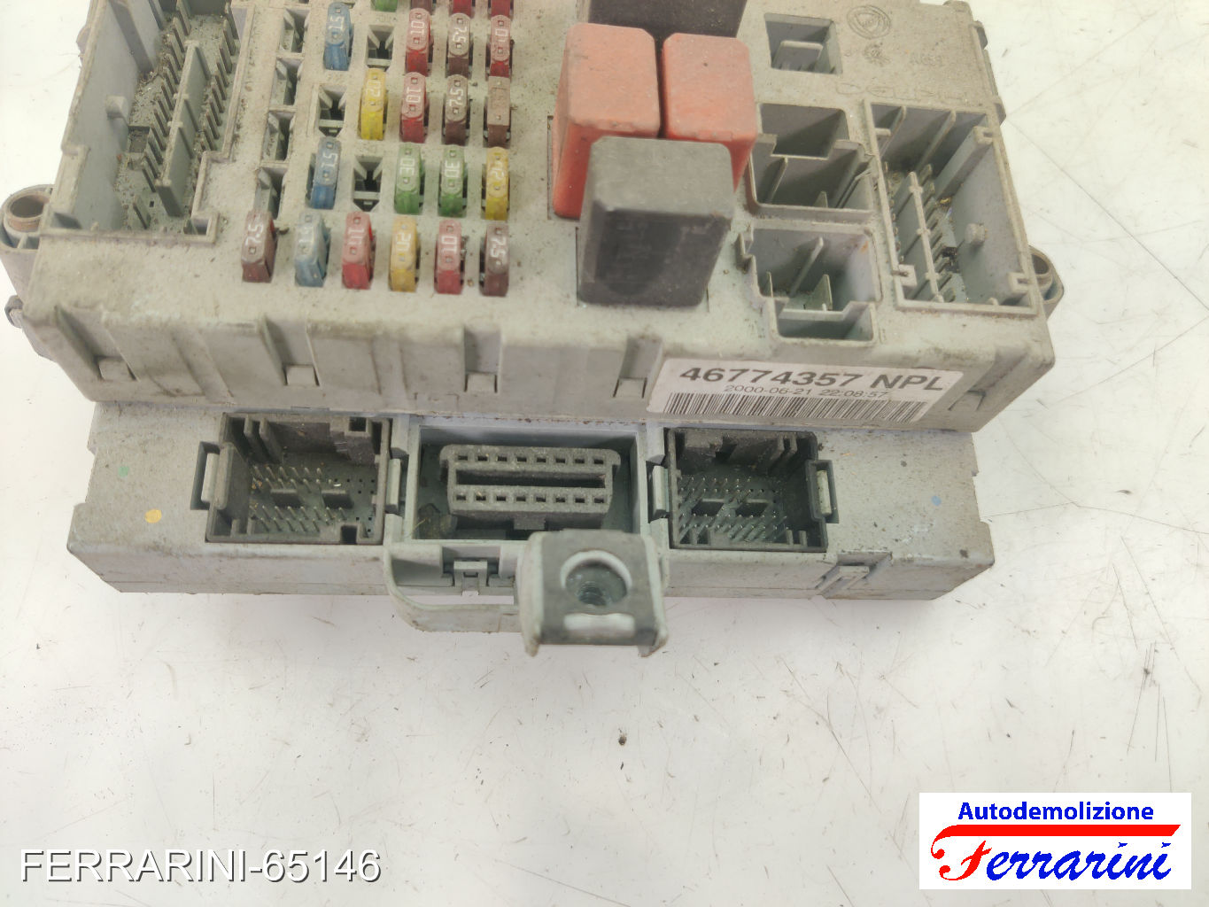 Body Computer FIAT PUNTO 188 1.9 JTD 80 1999-2012 46774357, 406626 12